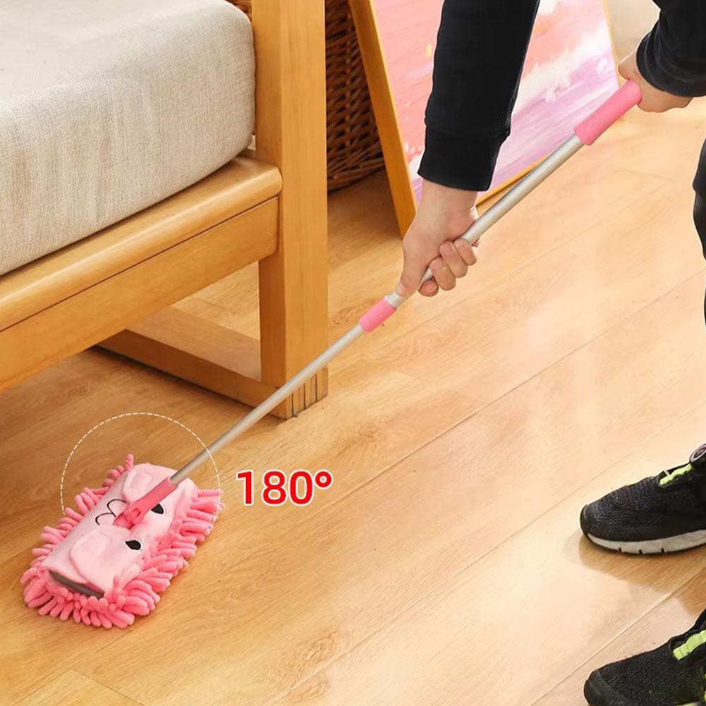Kids Outdoor Broom - Mini Kinderbezem en -schepje Cartoon Kat