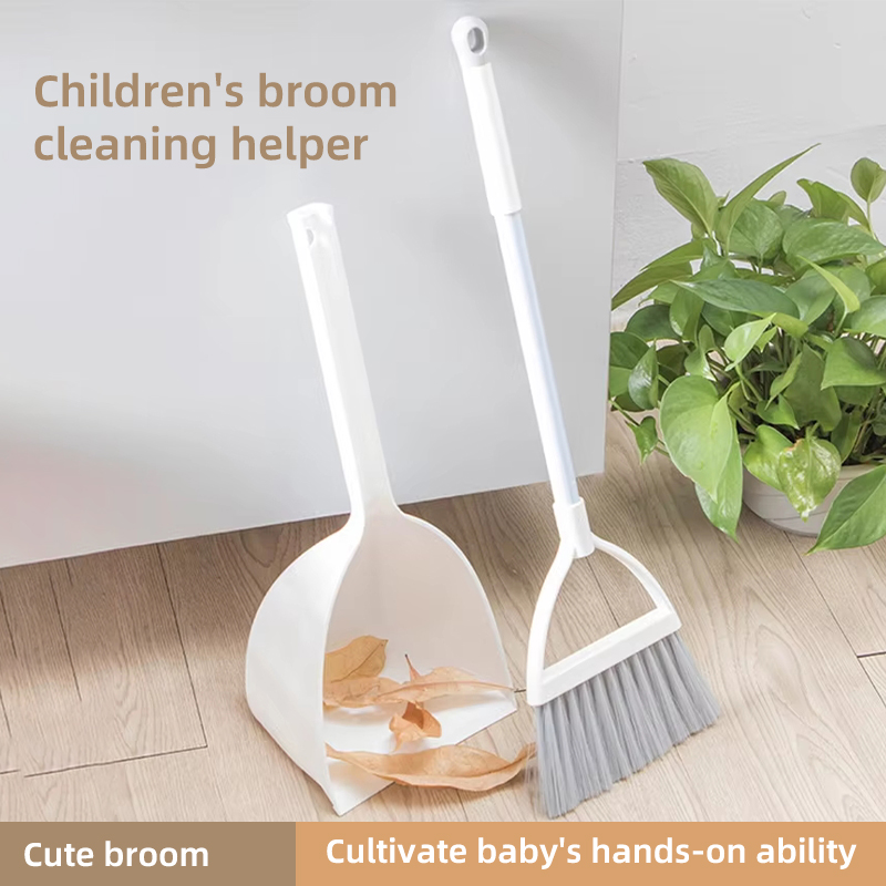 Bezemsteel en stoffer combinat - Kids Outdoor Broom recensie en prijs